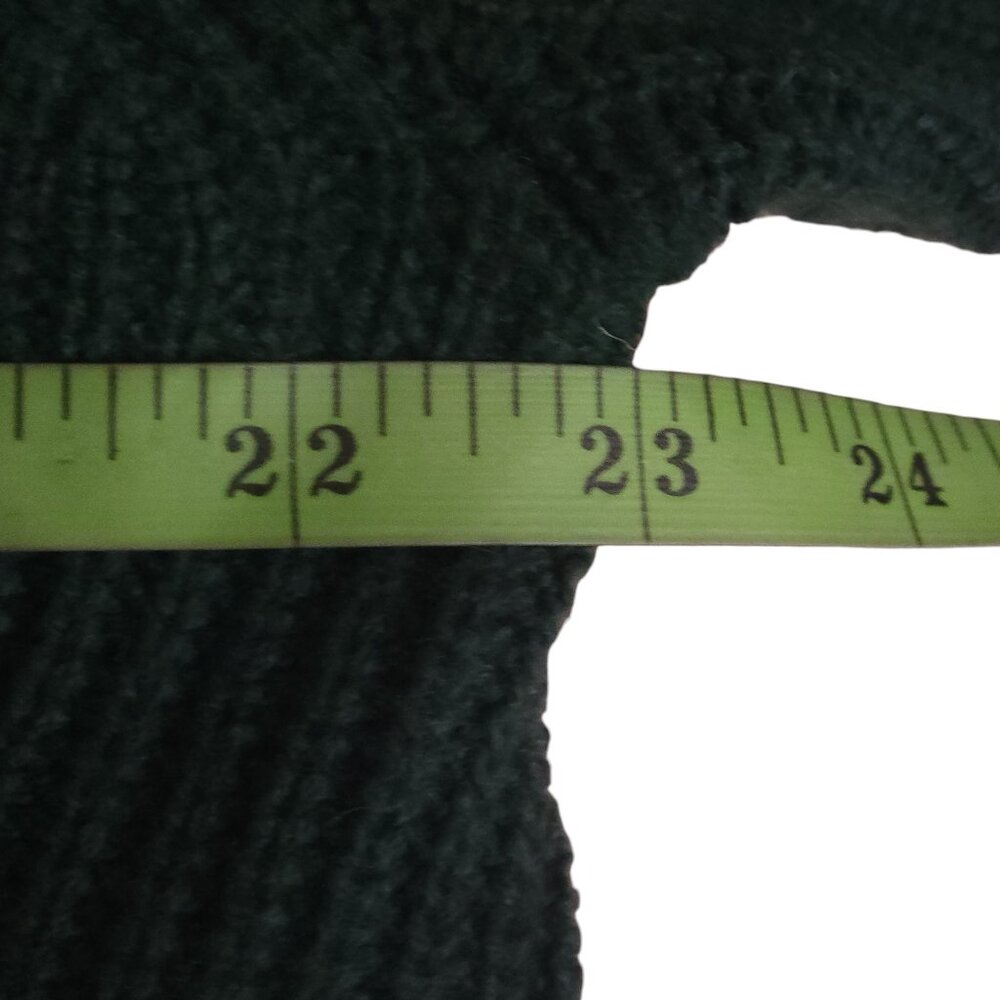 J. McLaughlin Cashmere Wool Blend Ribbed Sweater Forest Green Size Large $428 - Picture 8 of 9